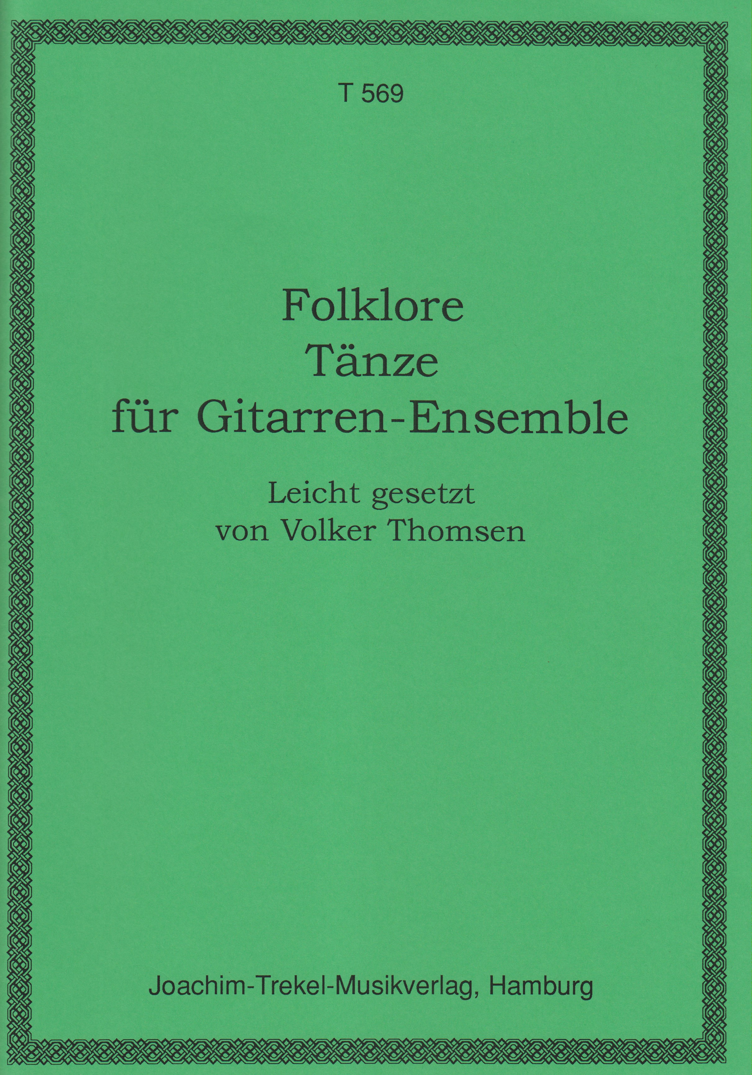 Logo:Folklore und Tänze für Gitarren-Ensemble