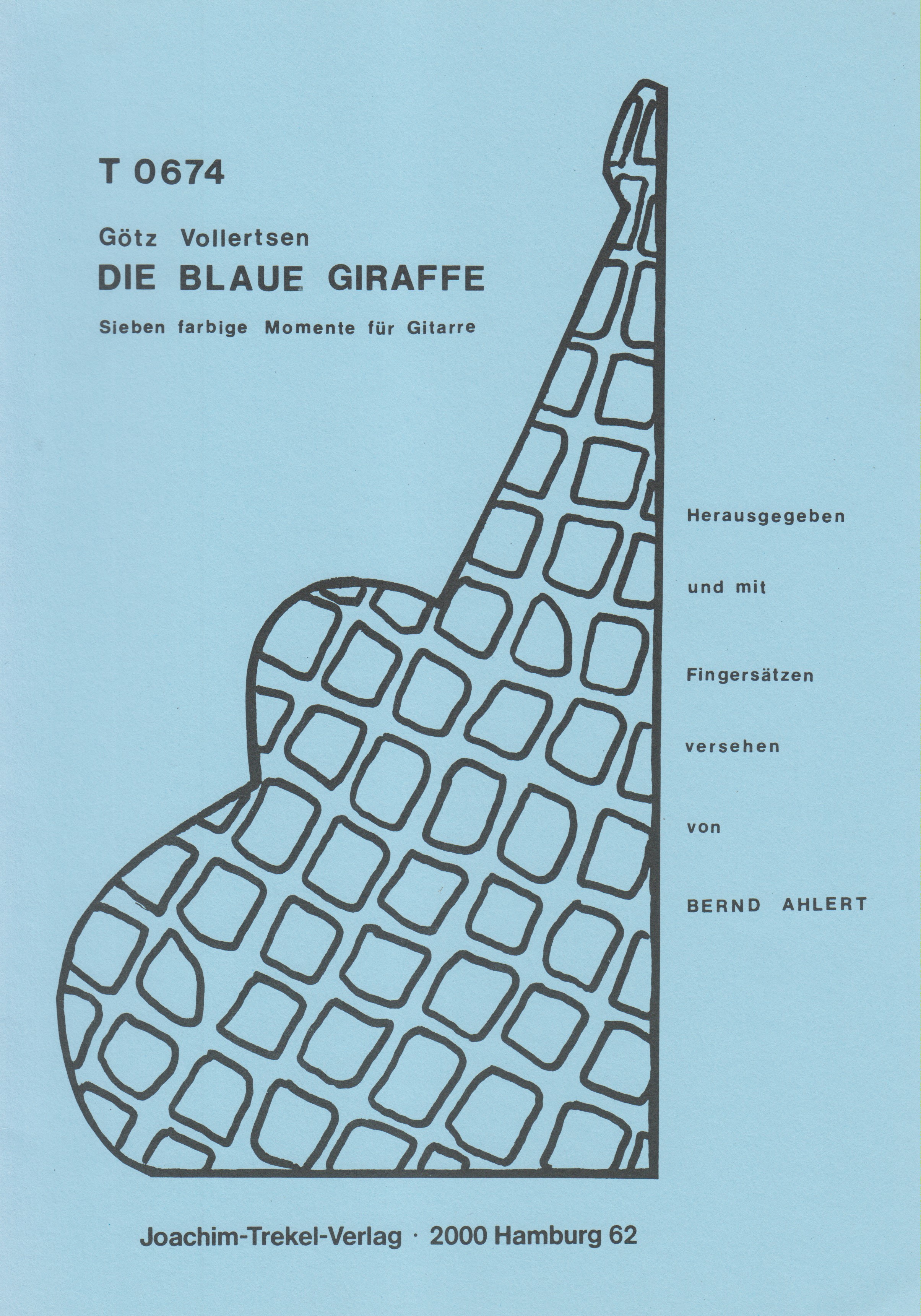 Die blaue Giraffe