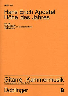 Höhe des Jahres op. 28