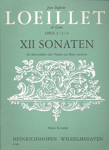 12 Sonaten op.2 Band 1 (Nr.1-3)